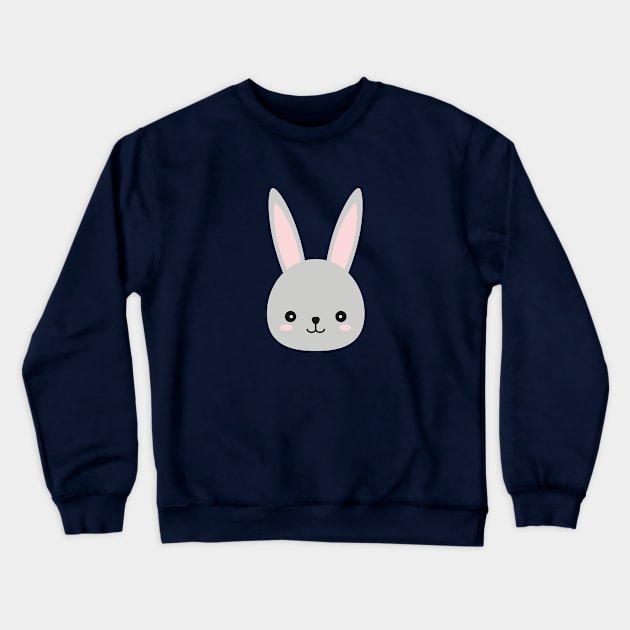 Cute Kawaii Bunny Crewneck Sweatshirt by Cute Pets Stickers